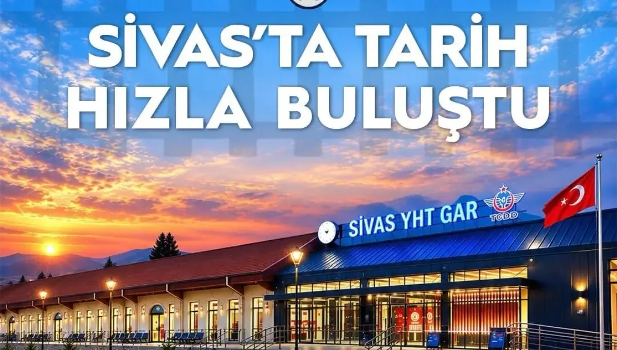 Sivas'ta yeni YHT gar binası hizmete girdi