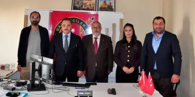 TİMBİR Heyetinden Kars Gazeteciler Birliği'ne ziyaret
