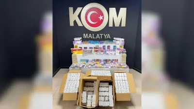Malatya’da kaçakçılık operasyonu: 63 bin 900 makaron ele geçirildi