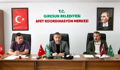 Giresun'da olası afetler için alınan tedbirler görüşüldü
