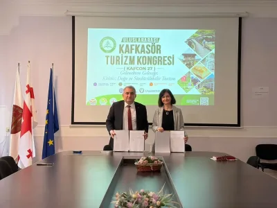 Artvin Çoruh Üniversitesi ile Gürcistan Telavi Devlet Üniversitesi arasında akademik iş birliği